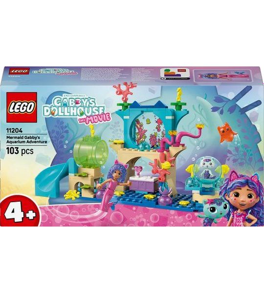 LEGO® Gabby's Poppenhuis Zeemeermin Gabby's Aquariumavontuur - 11204