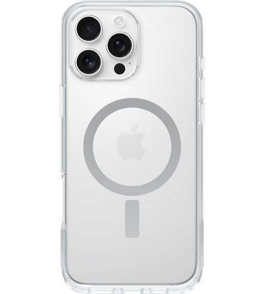Otterbox Symmetry Apple iPhone 16 Pro Max Back Cover met MagSafe Magneet Transparant