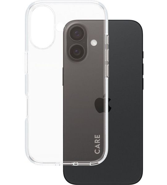CARE Flagship Case Urban Combat Met Clear Frame Telefoonhoesje Voor Apple Iphone 2024 6.1'' Transparant