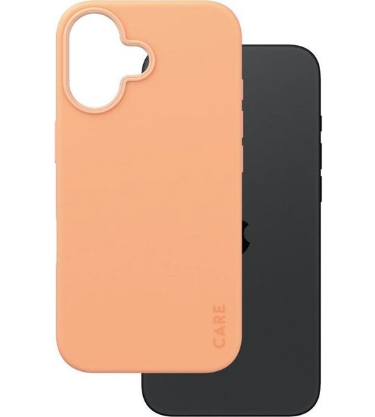 CARE Fashionable Case Met Magsafe Telefoonhoesje Voor Apple Iphone 2024 6.1'' Perzik