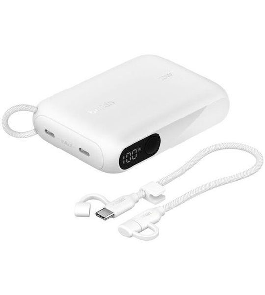 Belkin 10000 Mah Powerbank 20 Watt Met Display – Wit