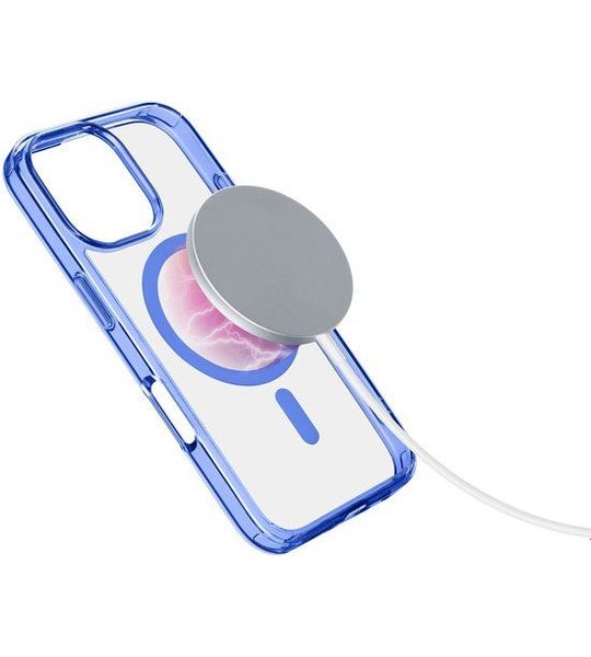 Cellularline Iconic Mag Telefoonhoesje Voor Apple Iphone 16 Pro Max Blauw