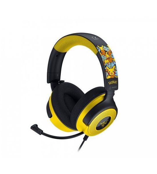 Razer Kraken V4 X - pokémon kanto starters Ed. Gaming-headset Zwart/pokemon Kanto