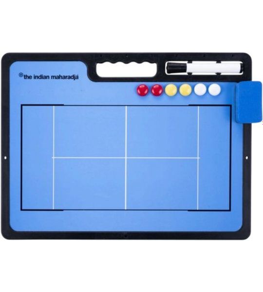 The Indian Mahaaradja - Coachboard Padel - magnetisch - blauw