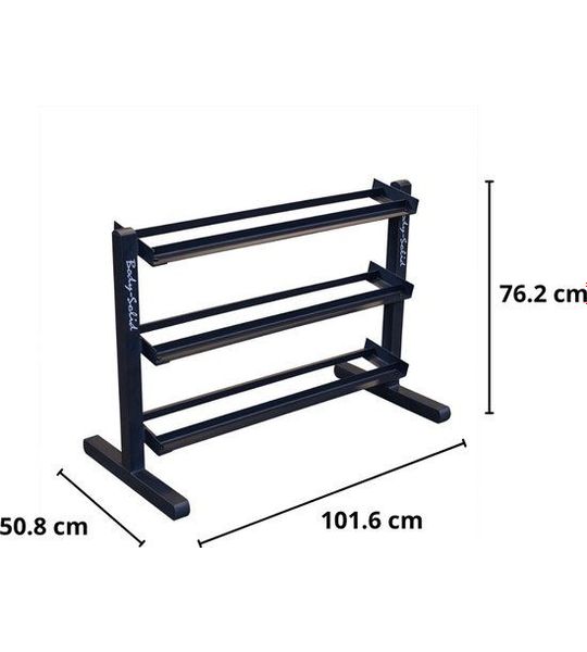 Body-Solid GDR363B 3-Laags Dumbbell Rek