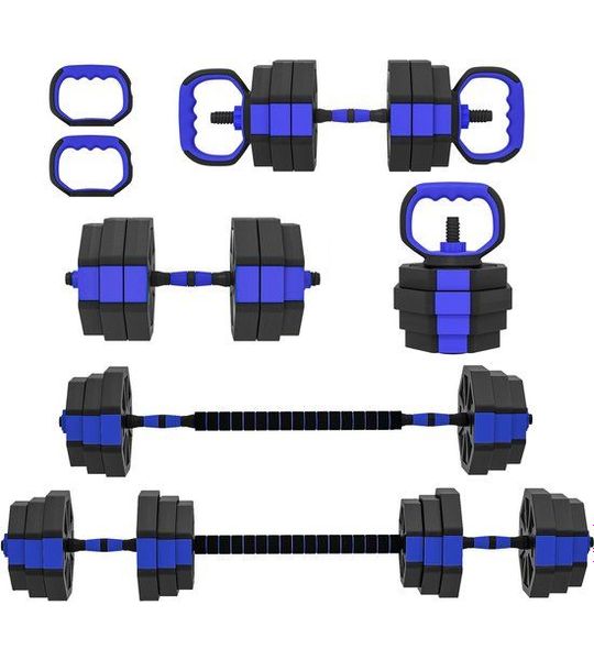 SPORTNOW halterset - Kunststof, zandkleur - 125x18x18cm - Blauw