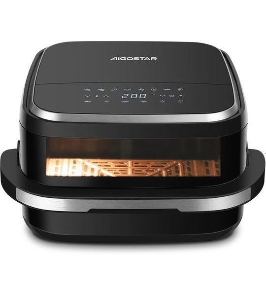Aigostar Airfryer XL Surface - 4L - Voor Pizza - Zwart