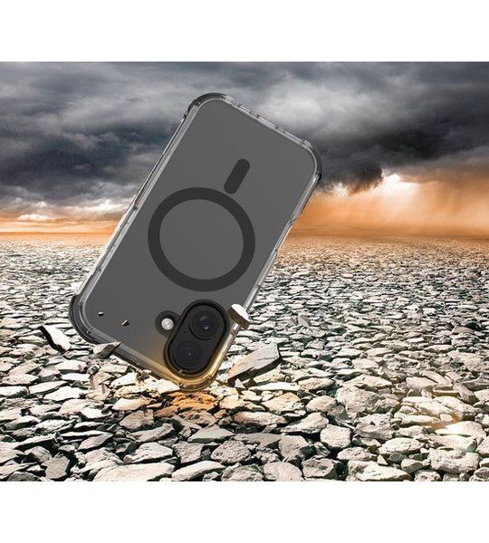 Cellularline Tetraforce Magsafe Telefoonhoesje Voor Apple Iphone 16 Plus Transparant