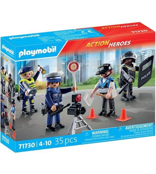 PLAYMOBIL® Politie figuren set - P-71730
