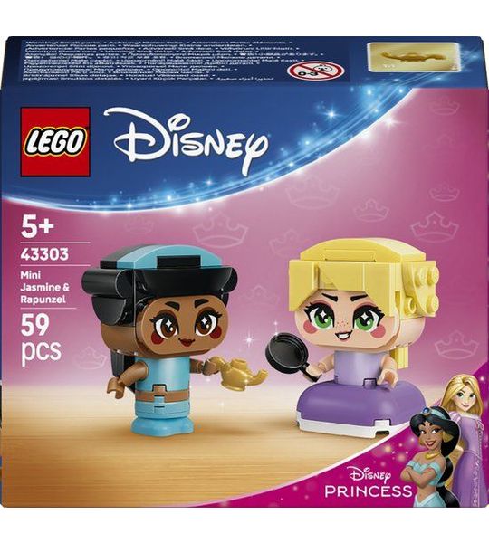 LEGO Disney Princess 43303 Mini Jasmine en Rapunzel