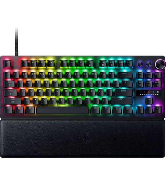 Razer Huntsman V3 Pro Tenkeyless Keyboard 8khz - Us Layout Bedraad Gamingtoetsenbord Zwart