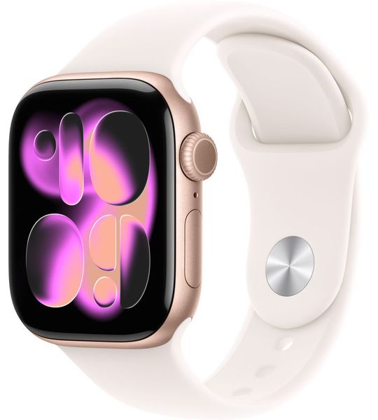 Apple Watch Series 11 Cellular 42mm  Rosegoud Sportband M/L