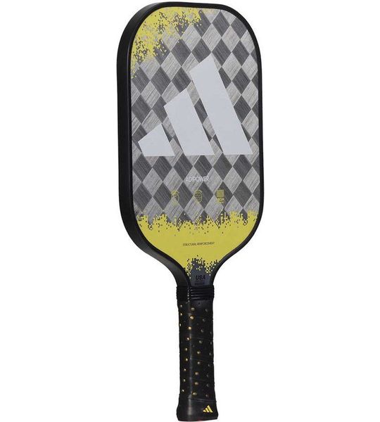 Pickleball Adidas Pb Adipower Attk 3.2 Grey Yellow Pb1aa5u29