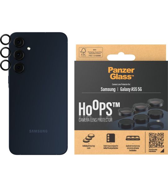 PanzerGlass Hoops Samsung Galaxy A55 Camera Lens Protector Glas