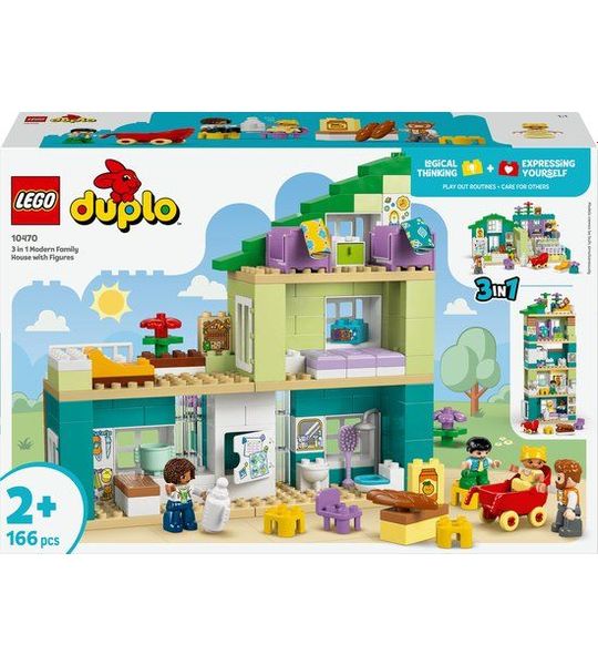 LEGO DUPLO 10470 3-in-1 modern woonhuis met figuren
