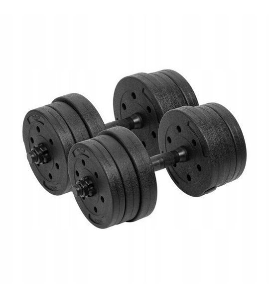 Verstelbare Halsterset 2x10kg Bitumen - Rebel Active