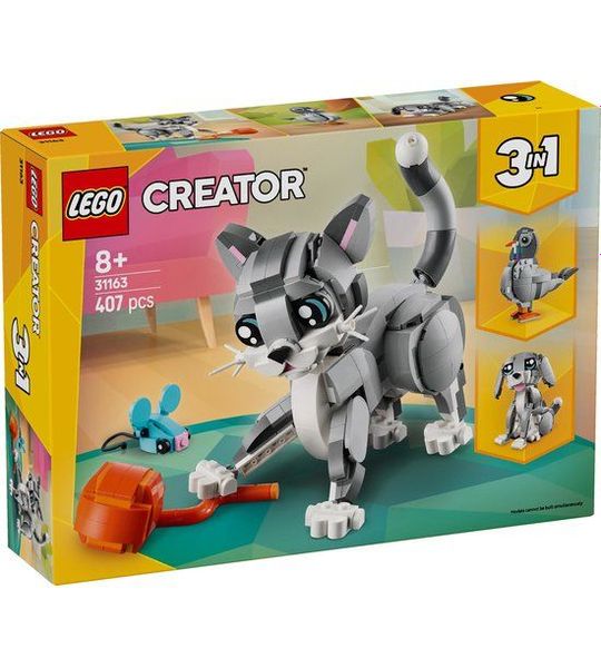 LEGO Creator 3in1 Speelse kat dieren 31163