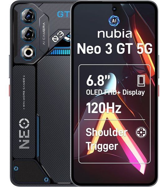 Zte Nubia Neo 3 Gt 5g Grijs - 256 Gb