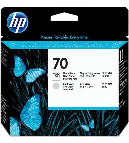 HP 70 printkop zwart en licht grijs