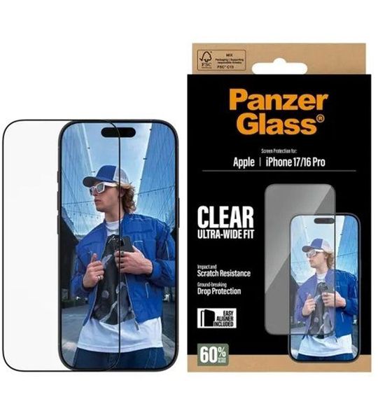 PanzerGlass Iphone 17 Uw-fit Screenprotector Voor Apple Clear Glass