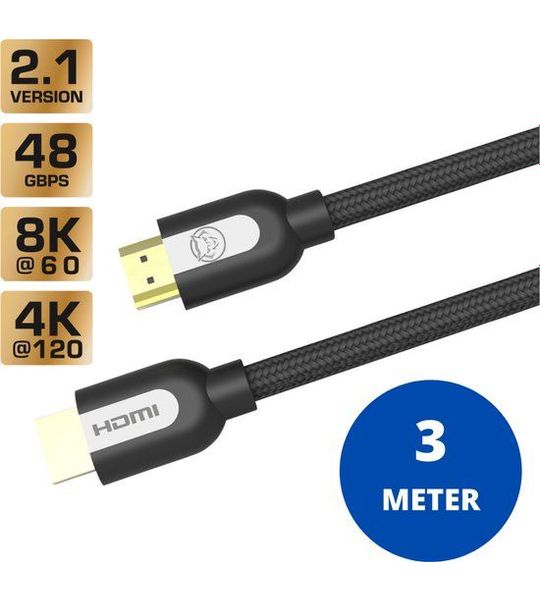 Qware PS5 4K 2.1 HDMI Kabel 3m (QW PS5-5010)