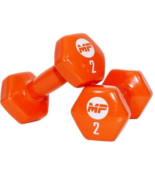 Vinyl dumbbells MP920 2 x 2 kg
