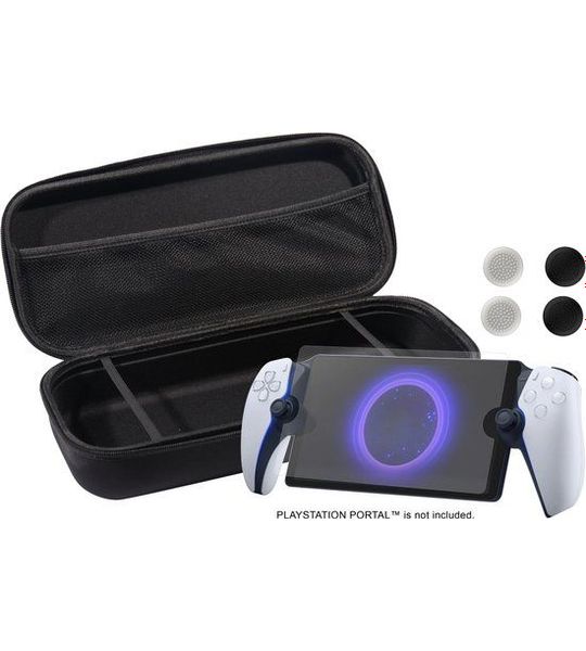 Qware Playstation Portal Beschermhoes + Gehard Glas Bundel