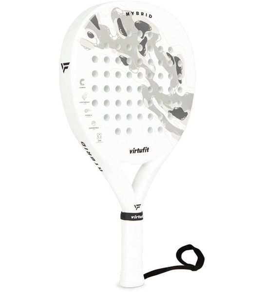 VirtuFit Hybrid Padel Racket - Wit - Grijs