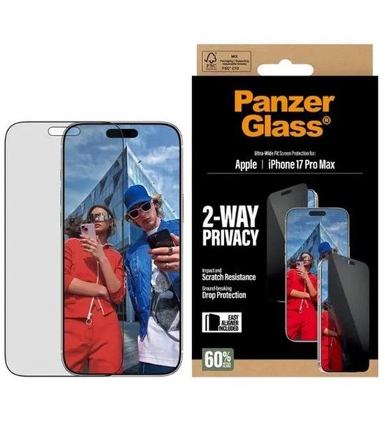 PanzerGlass Iphone 17 Pro Max Priv Uw-fit Screenprotector Voor Apple Feature Glass