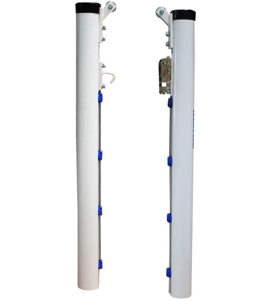 Tennis Post Set Aluminium Ø90mm Fixed Multicolor