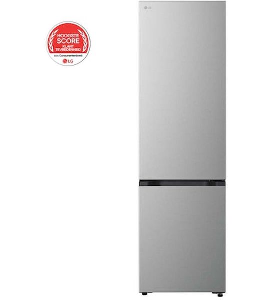 LG Gbbs312cpy - Koel-vriescombinatie Breedte 59.7 Cm Hoogte 186 Inhoud 333 L Nofrost Prime Silver