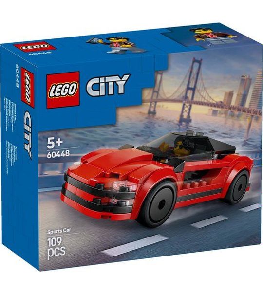 LEGO City Rode sportwagen supercar voertuig 60448