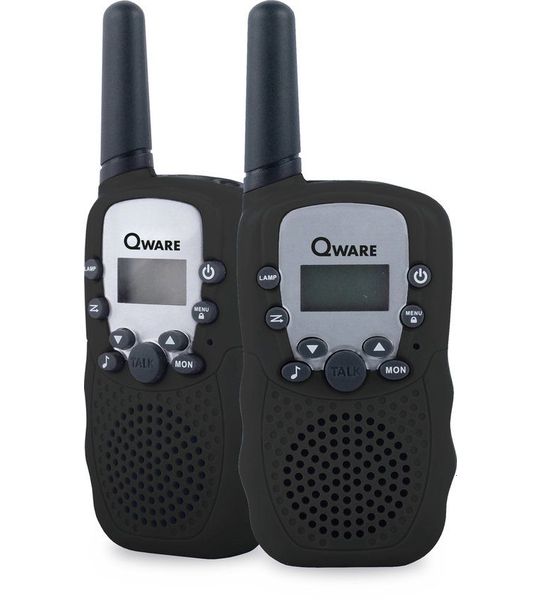 Qware Set Qw Snd-wt335bl Walkie Talkie Zwart