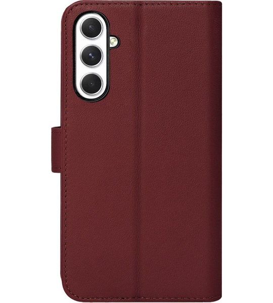 Caseuals Leather Wallet Bookcase Voor Samsung Galaxy S23 Fe Rood