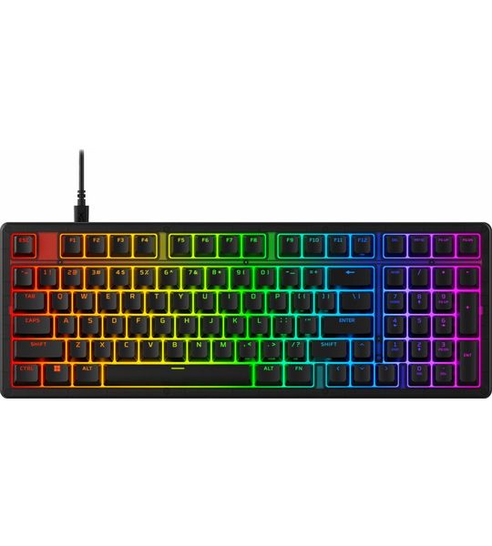 HyperX Origins 2 1800 Gaming Keyboard - Us Qwerty Bedraad Gamingtoetsenbord Zwart