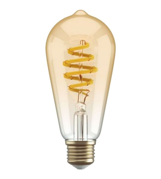 HOMBLI Smart Filament Bulb CCT E27 ST64 Smartverlichting Bruin
