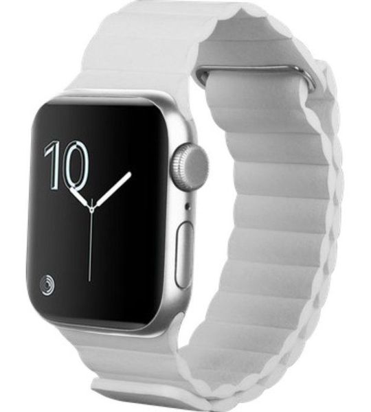 Just in case Magfit Strap Apple Watch 44-49mm Horlogebandje Ivoor