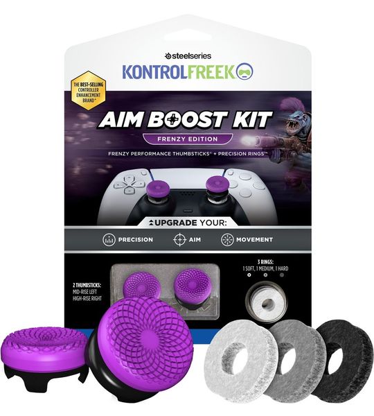 KontrolFreek Frenzy Thumb Sticks Paars/Zwart PS5