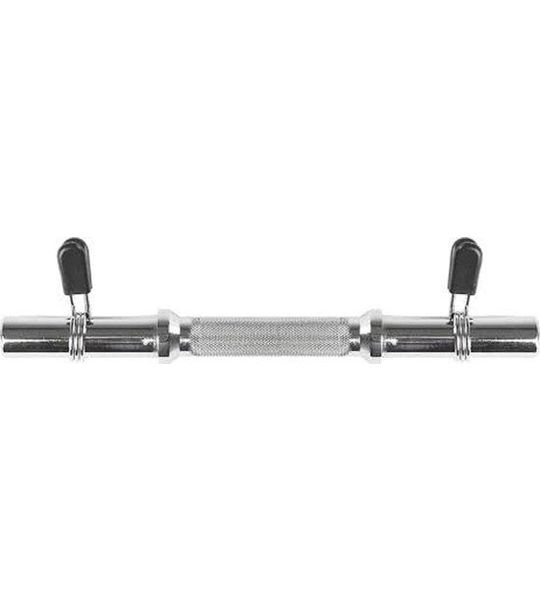 Halterstang - VirtuFit Dumbellstang - Met Veerclipsluiting - 30 mm - 35 cm