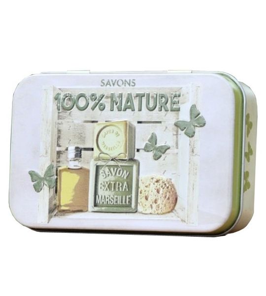 Blikje Savon de Marseille zeep Olive