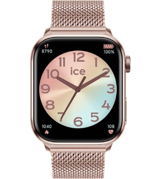 Ice-watch Smartwatch 2.0 Milanese Band 1.96'' Amoled Rose Gold