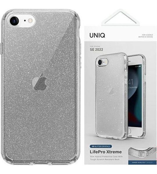 Uniq Lifepro Xtreme Case voor iPhone SE (2020/2022) Transparant