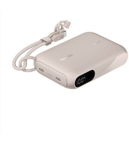 Belkin 10000 Mah Powerbank 20 Watt Met Display – Zand