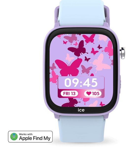 Ice-watch Smarwatch Junior 3.0 Met Apple Find My 1.75'' (024550) Smartwatch Paars