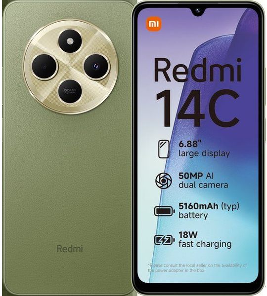 Xiaomi Redmi 14c - 256gb Sage Groen 256 Gb