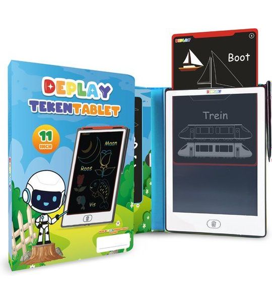 Deplay Tekentablet 11" Grafische Tablet Blauw/wit