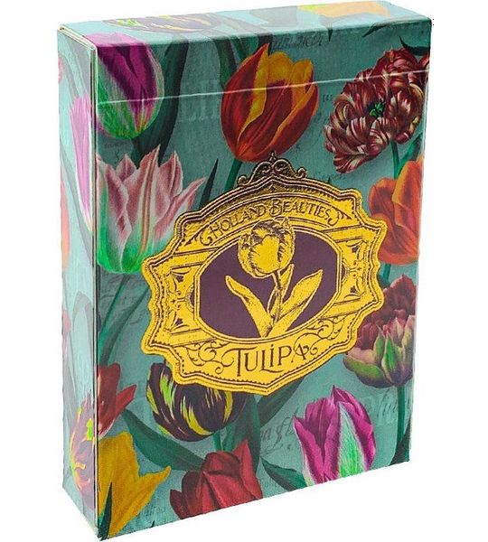 Speelkaarten Holland tulpen groen