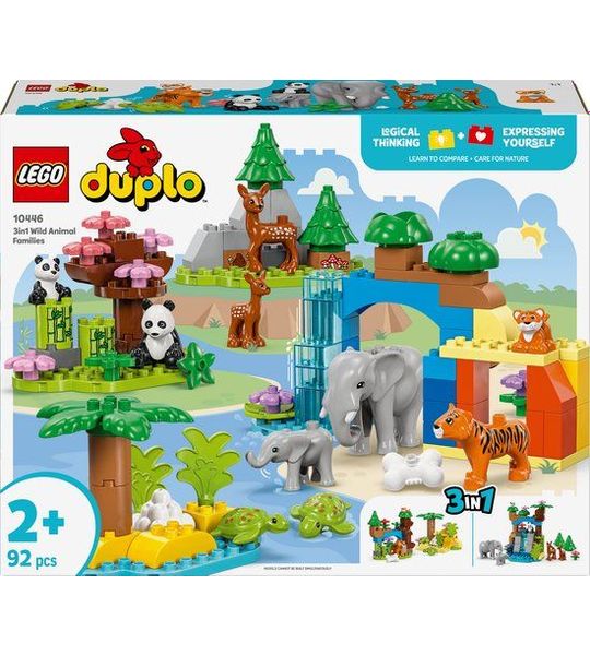 LEGO DUPLO Stad 3-in-1 families van wilde dieren 10446