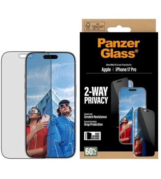 PanzerGlass Iphone 17 Pro Priv Uw-fit Screenprotector Voor Apple Feature Glass