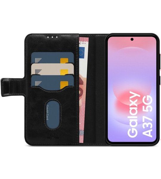 Mystyle 2in1 Walletcase Telefoonhoesje Voor Samsung Galaxy A37 5g Zwart